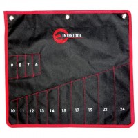 Чехол для гаечных ключей 14 карманов 430ммx430мм INTERTOOL BX-9009