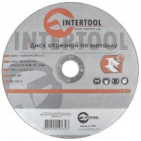 Диск отрезной по металлу 180x1.6x22.2мм INTERTOOL CT-4013