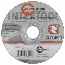 Диск отрезной по металлу 115x1,0x22,2 мм INTERTOOL CT-4001