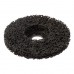Диск зачистной из вспененного абразива черный 125*22,2*13 мм, P46, T27 INTERTOOL BT-0602