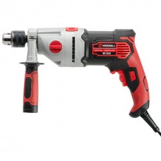 Дрель ударная 1200Вт, 2 скорости: 0-1200/0-2800об/мин,1.5-13мм, метал. корпус редуктора INTERTOOL WT-0122