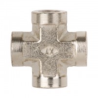 Крестовое соединение с внутренней резьбой 1/4” INTERTOOL PT-1864