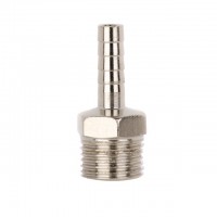 Переходник с наружной резьбой 1/4 на шланг 6мм INTERTOOL PT-1843