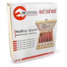 Набор фрез кромочных прямых, 5 шт. INTERTOOL HT-0076
