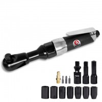 Гайковерт угловой пневматический в чемодане + набор головок 1/2" INTERTOOL PT-1110