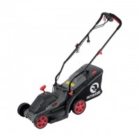 Газонокосилка электрическая 1400 Вт, 230 В~50 Гц, 3300 об/мин, ширина захвата 340 мм, высота среза 30-80 мм, контейнер 35 литров INTERTOOL DT-2264