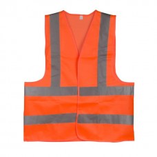 Жилет сигнальный оранжевый XXL (62*70см), 120 гр/м2 INTERTOOL SP-2030