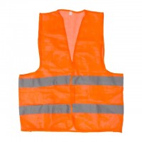 Жилет сигнальный оранжевый XXL (62*70см), 100 гр/м2 INTERTOOL SP-2026
