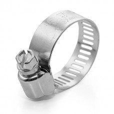 Хомут стальной оцинкованный 12,7 мм D 18-32 мм (упаковка 10 шт) INTERTOOL TC-0118