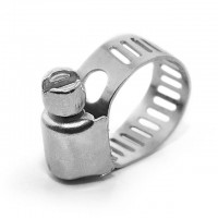 Хомут стальной оцинкованный 8 мм D 6-16 мм (упаковка 10 шт) INTERTOOL TC-0006