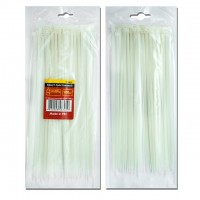 Хомут пластиковый 2,5x100 мм, (100 шт/упак), белый INTERTOOL TC-2510