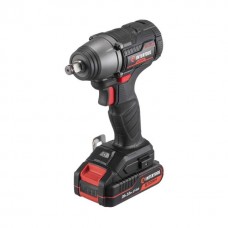 Гайковерт ударный аккумуляторный с бесщеточным двигателем 20 В, 300 Нм, 0-2500 об/мин, 0-3000 уд/мин, 1/2", литий-ион, 2.0 Ач, ЗУ 2А, кейс INTERTOOL WT-0364