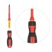 Набор изолированных отверток с отверткой индикатором 14 ед VDE (SL0.5*3.0*100мм, SL0.8*4.0*100мм, SL1.0*5.5*100мм, SL1.2*6.5*100мм, PH1*80мм, PH2*100 INTERTOOL VT-3614