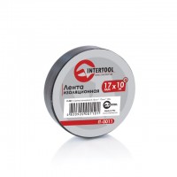 Лента изоляционная 0,15 мм x 17 мм x 10 м черная INTERTOOL IT-0011