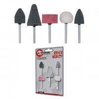 Набор шлифовальных камней 5шт INTERTOOL BT-0015