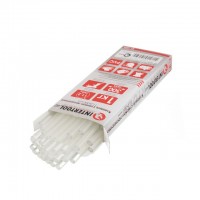 Комплект прозрачных клеевых стержней 11,2 мм x 300 мм, уп. 1 кг INTERTOOL RT-1025