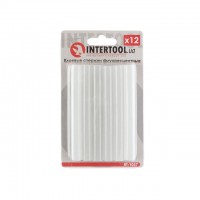 Комплект флуоресцентных клеевых стержней 11.2 мм*100мм, 12 шт INTERTOOL RT-1037