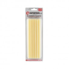 Комплект желтых клеевых стержней 11,2 мм x 200 мм, 12 шт. INTERTOOL RT-1021