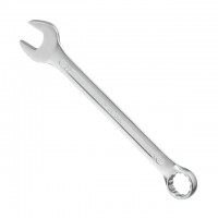 Ключ комбинированный 27 мм Cr-V, покрытие сатин-хром; PROF DIN3113 INTERTOOL XT-1027