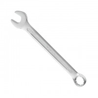 Ключ комбинированный 19 мм Cr-V, покрытие сатин-хром; PROF DIN3113 INTERTOOL XT-1019