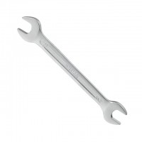 Ключ рожковый 16-17мм Cr-V, покрытие сатин-хром; PROF DIN3113 INTERTOOL XT-1116