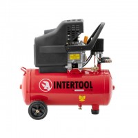 Компрессор 24 л, 1.5 кВт, 220 В, 8 атм, 206 л/мин. INTERTOOL PT-0009 Компрессор 24 л, 1.5 кВт, 220 В, 8 атм, 206 л/мин. INTERTOOL PT-0009