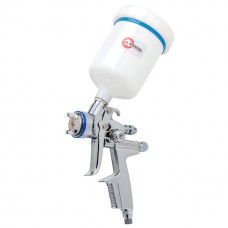Краскопульт пневматический HVLP II профессиональный, форсунка 1.3мм, верхний пластиковый бачок 600 мл., 2бар INTERTOOL PT-0105
