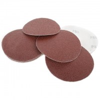 Круг наждачный самоклеющийся 125 мм, К80, уп. 10ед. INTERTOOL BT-0558