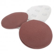 Круг наждачный самоклеющийся 125 мм, К220, уп. 10ед. INTERTOOL BT-0565