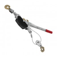 Лебедка рычажная тяговое усилие 4т, трос 3.00м*5.5мм, рабочая длина троса 1.50м INTERTOOL GT1444