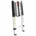 Лестница алюминиевая телескопическая 12 ступ. 3,80 м INTERTOOL LT-3038
