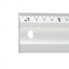 Линейка строительная алюминиевая 400мм INTERTOOL MT-2002