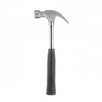 Молоток столярный с гвоздодером 450г. с металлической ручкой INTERTOOL HT-0224