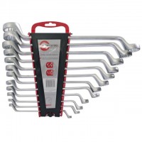 Набор ключей накидных 12 ед., 6-32 мм Cr-V INTERTOOL HT-1103