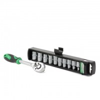 Набор головок 10шт. 1/2"-8,10,12,13,14,15,16,17,18,19 мм c трещоткой INTERTOOL ET-6013