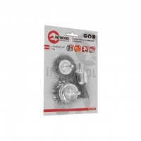 Набор щеток проволочных для дрели 3ед., 1/4" INTERTOOL BT-0300