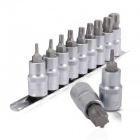 Набор TORX на планке 1/2", Т20-T70, 9 ед. INTERTOOL HT-1849