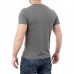 Футболка темно-серая S 95 % хлопок 5% спандекс INTERTOOL SP-2231