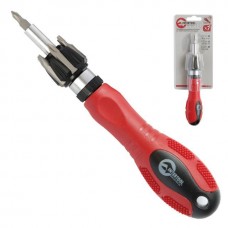 Отвертка реверсивная с комплектом насадок 7 ед. INTERTOOL HT-0408