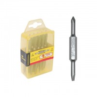 Комплект отверточных насадок PH1/SL5 мм 4 в 1 (10 шт./упак.) INTERTOOL VT-0061