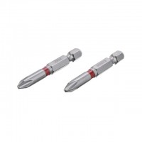 Комплект отверточных насадок PH2 1/4"*50мм, S2, уп. 2шт., STORM INTERTOOL VT-0212