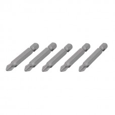 Комплект отверточных насадок PZ2 1/4"*50мм, ACR, S2, уп. 5шт., STORM INTERTOOL VT-0204