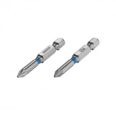 Комплект отверточных насадок PZ1 1/4"*50мм, S2, уп. 2шт., STORM INTERTOOL VT-0214