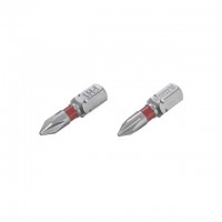 Комплект отверточных насадок PH1 1/4"*25мм, S2, уп. 2шт., STORM INTERTOOL VT-0217