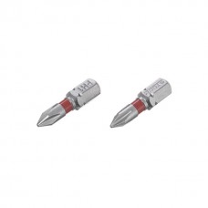 Комплект отверточных насадок PH1 1/4"*25мм, S2, уп. 2шт., STORM INTERTOOL VT-0217