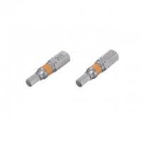 Комплект отверточных насадок Hex H4.0 1/4"*25мм, S2, уп. 2шт., STORM INTERTOOL VT-0227