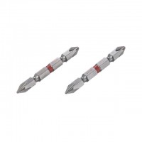 Комплект отверточных насадок PH2/PH1 1/4"*60мм, S2, уп. 2шт., STORM INTERTOOL VT-0230