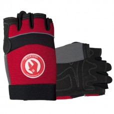 Перчатка Microfiber без пальцев, вставки спандекса и неопрена, эластичный манжет на липучке, 9" INTERTOOL SP-0142