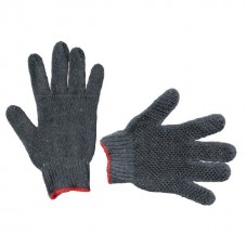 Перчатка х/б трикотаж 9", серая INTERTOOL SP-0103
