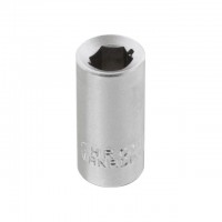 Переходник 1/4" шестигранник 1/4" квадрат, 25мм, Хром-Ванадий INTERTOOL ET-1101